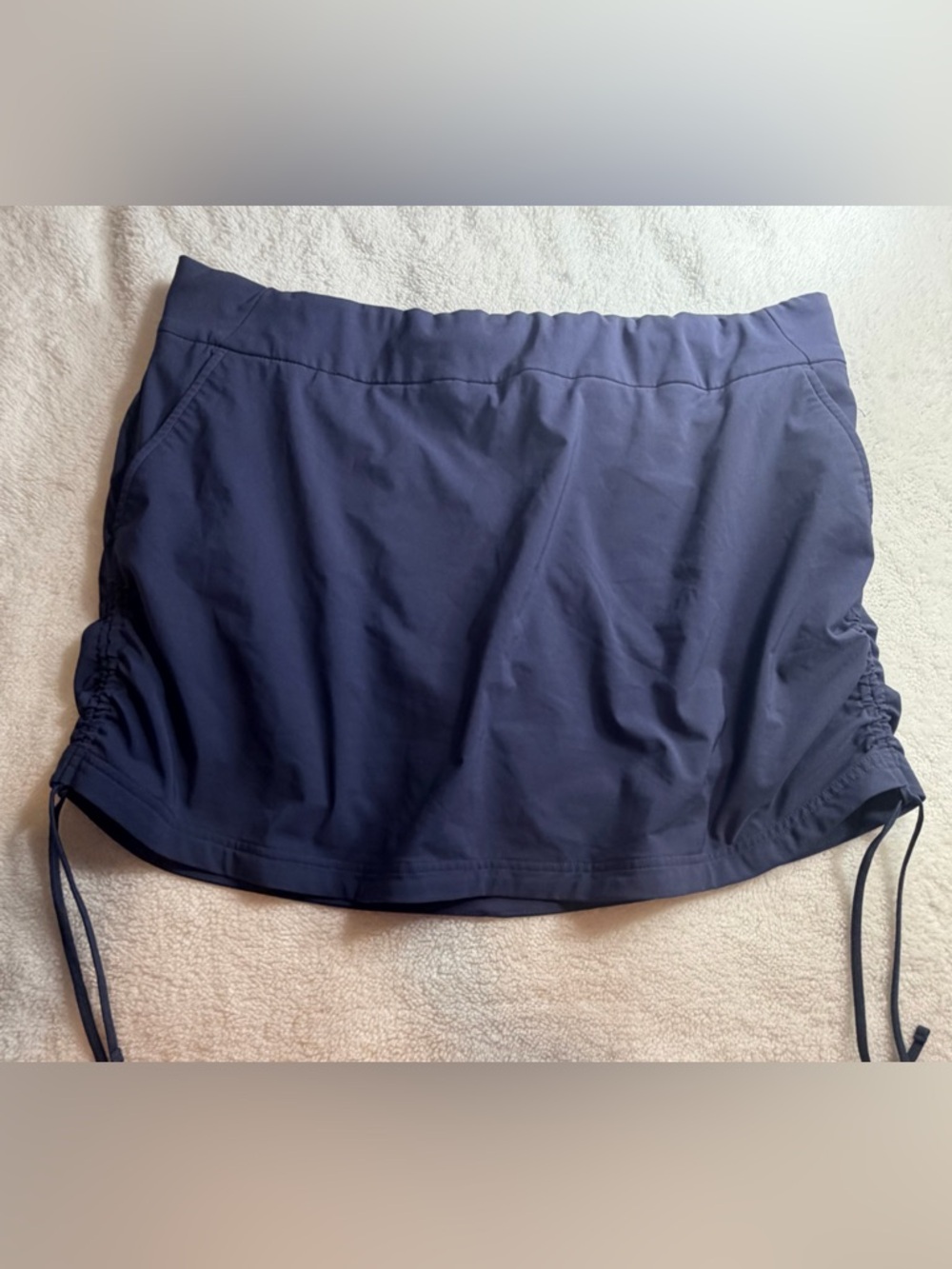 Columbia Omni-Shield Pull-On Skort 2X Plus Size Navy Hiking Athletic Skirt EUC